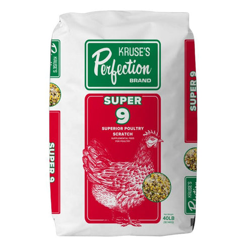 Kruse's Perfection Super 9 Superior Poultry Scratch 40lb - Poudre Pet and Feed Supply